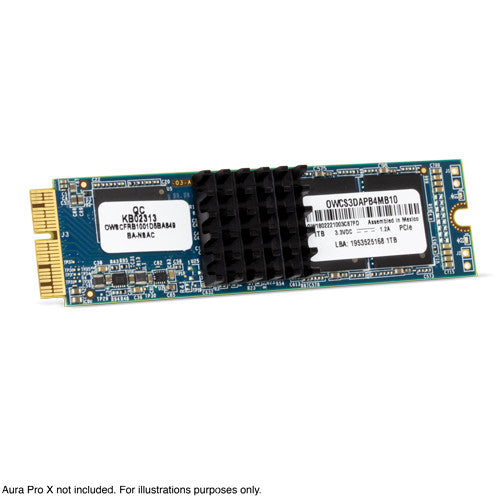 OWC Aura Pro X Heat Sink  For Mac Pro (2013) Installs OWC Aura Pro X Heat Sink  For Mac Pro (2013) Installs